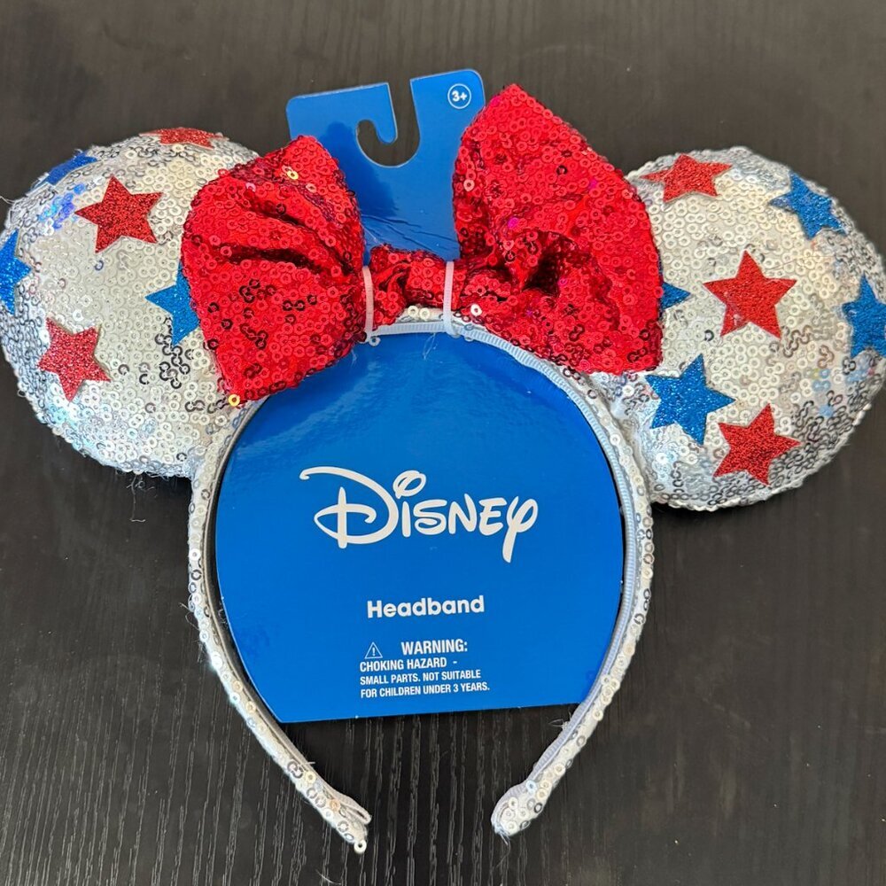 Disney Parks Stars Minnie Mouse Ears Headband NWT​